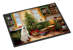 Great Pyrenees Christmas Cookies Doormat – Festive Holiday Welcome Mat for Dog Lovers, Indoor/Outdoor Rug, Durable Non-Slip Design, Easy to Clean, 18x27 inches