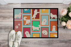 Charming Great Pyrenees Art Doormat - Indoor & Outdoor Use - Durable & Weather-Resistant Welcome Mat