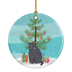 British Shorthair Cat Christmas Ornament - Personalized Holiday Decor