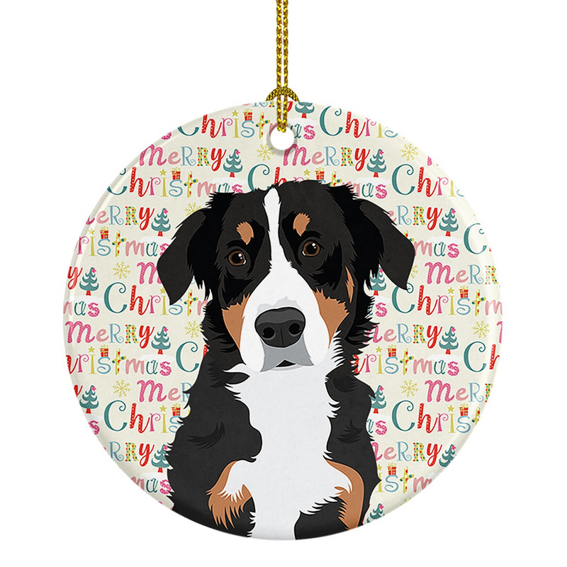 Bernese Mountain Dog Puppy Christmas Ornament - Personalized Holiday Decor for Pet Lovers