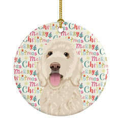 Doodle Cream #5 Christmas Ceramic Ornament - Personalized & Festive Holiday Decor