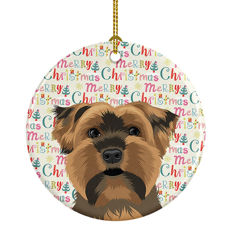 Yorkie Christmas Ornament - Personalized Yorkshire Terrier Holiday Decoration - Durable Ceramic, Gloss Finish