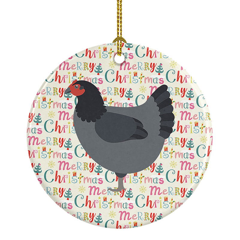 Jersey Giant Chicken Christmas Ceramic Ornament - Personalized Festive Decor