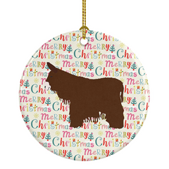 Poitou Poiteuin Donkey Christmas Ornament – Unique Ceramic Keepsake for Holiday Decor