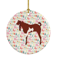 Jamnapari Goat Christmas Ceramic Ornament - Personalized Holiday Decor | Caroline's Treasures