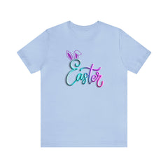 Easter Bunny Neon Balloon Unisex Jersey Short Sleeve Tee gift for Easter t-shirt