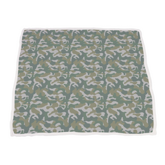 Mountain Moose and Hunter's Camo Bamboo Newcastle Throw Blanket - 100% Natural Bamboo, Thermal-Regulating, 50" x 70"