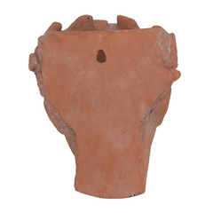 Antique-Inspired Visage Head Bust Planter – 7x5.5x9" Brown Cement Home & Garden Wall Planter