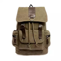 Back To Campus Canvas Backpack - Stylish and Functional in 4 Colors