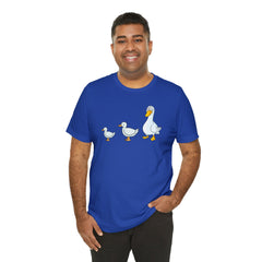 Funny Duck Duck Goose Unisex Short Sleeve Tee