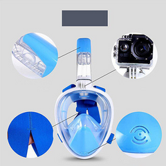 Discover the Amazing Underwater World with Our Full Face Snorkel Mask - 180° View, Anti-Fog Design | Perfect for All Ages