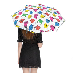 Dancing Dabbing Octopus Ghosts Automatic Umbrella with Anti-UV Coating