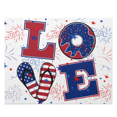 USA LOVE Puzzle (120, 252, 500-Piece)