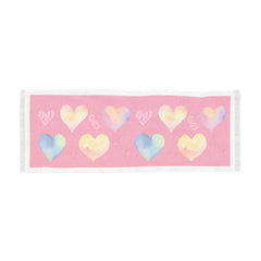 Pink Heart Love Light Scarf Wrap