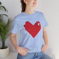 Chicken Love Unisex Jersey Short Sleeve Tee T-Shirt