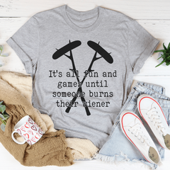 It's All Fun And Games Camping Tee - Unisex Jersey Short Sleeve T-Shirt