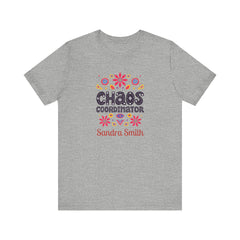 Personalized Custom Chaos Coordinator Unisex Jersey Short Sleeve Tee