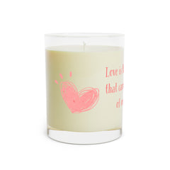 Love is the Scented Breeze Scented Candle - Full Glass, 11oz