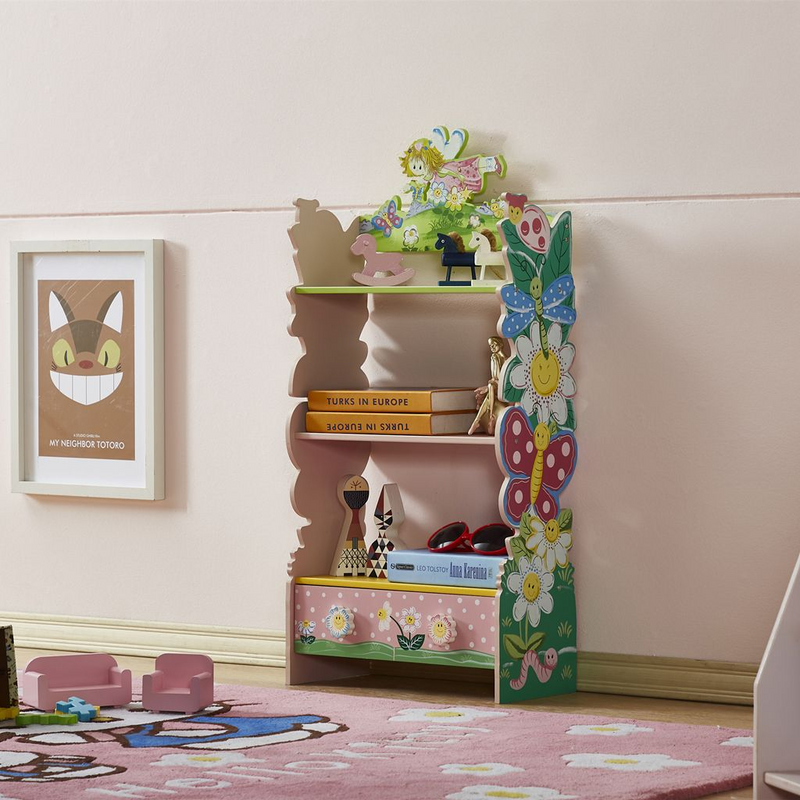 Children's Painted Bookshelves with Drawers - High-Quality & Stylish Storage Solution