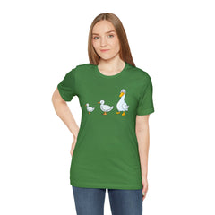 Funny Duck Duck Goose Unisex Short Sleeve Tee