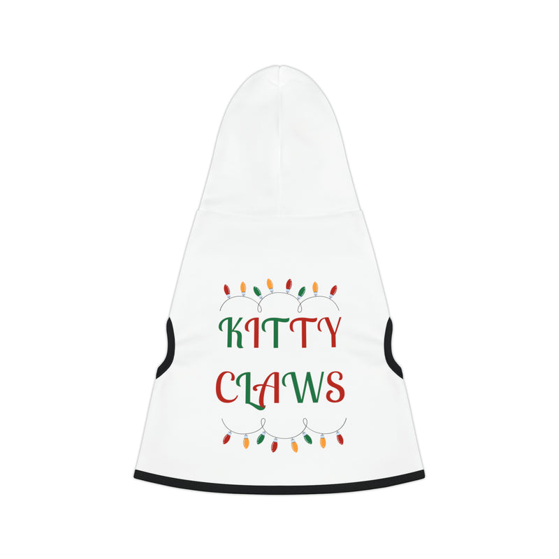 Kitty Claws Christmas Cat Pet Hoodie