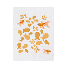 Velveteen Goldfish Plush Blanket