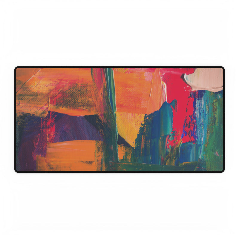 Artist Abstract Painted Non-Slip Desk Mat