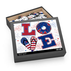 USA LOVE Puzzle (120, 252, 500-Piece)