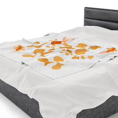 Velveteen Goldfish Plush Blanket