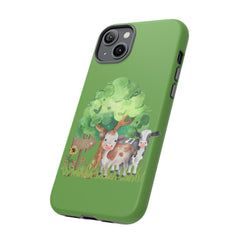 Farmers Cows in Field IPhone Tough Cases