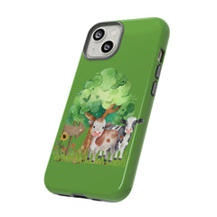 Farmers Cows in Field IPhone Tough Cases