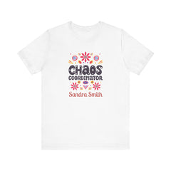 Personalized Custom Chaos Coordinator Unisex Jersey Short Sleeve Tee