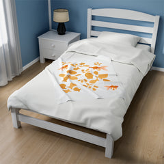 Velveteen Goldfish Plush Blanket