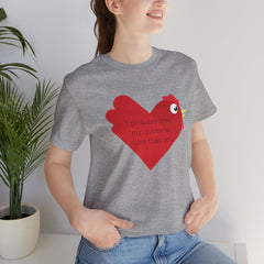 Chicken Love Unisex Jersey Short Sleeve Tee T-Shirt