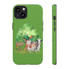 Farmers Cows in Field IPhone Tough Cases