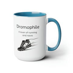 Dromophile Runner Two-Tone Coffee Mugs, 15oz