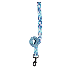 GF PET® Printed Leash - Tie Dye | Durable Nylon Dog Leash for Stylish Walks