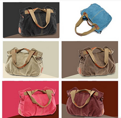 ARM CANDY Handy Natural Canvas Handbag - Stylish & Spacious Tote for Every Occasion