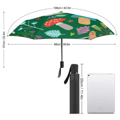 Mushroom Fungus Automatic Umbrella with Anti-UV Coating