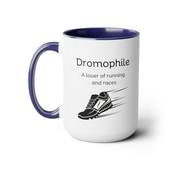 Dromophile Runner Two-Tone Coffee Mugs, 15oz