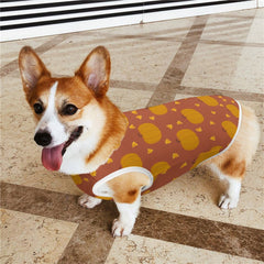 Pumpkin Spice Breathable Mesh Pet Tank Top Vest