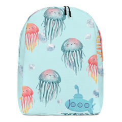 Jellyfish Bubbles Minimalist Backpack