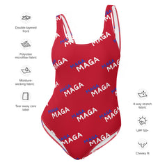 MAGA Make America Great Again One-Piece Swimsuit