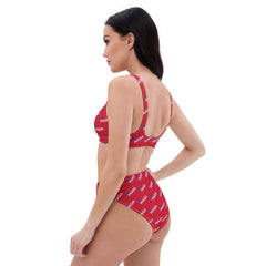 MAGA Make America Great Again Recycled high-waisted bikini