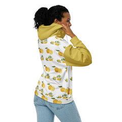 Yuzu Citrus Unisex zip hoodie Regular and Plus Sizes