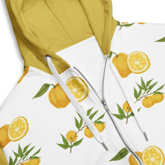 Yuzu Citrus Unisex zip hoodie Regular and Plus Sizes