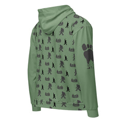 Sasquatch Bigfoot Unisex zip hoodie Regular and Plus Sizes