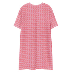 Pink Butterfly Print T-shirt dress available in Regular and Plus Sizes