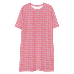 Pink Butterfly Print T-shirt dress available in Regular and Plus Sizes