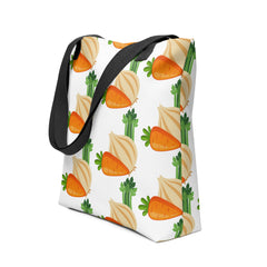 Mirepoix Carrots Onions Celery Tote bag Gift for Someone who loves to cook